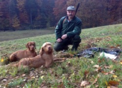 Entenjagd an der Zschopau Oktober 2011 mit Uwe